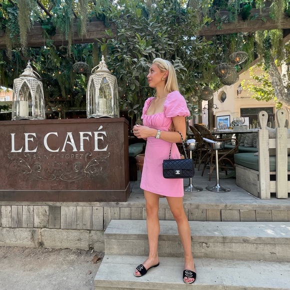 Beautiful Zara pink dress puff sleeve - Picture 10 of 11